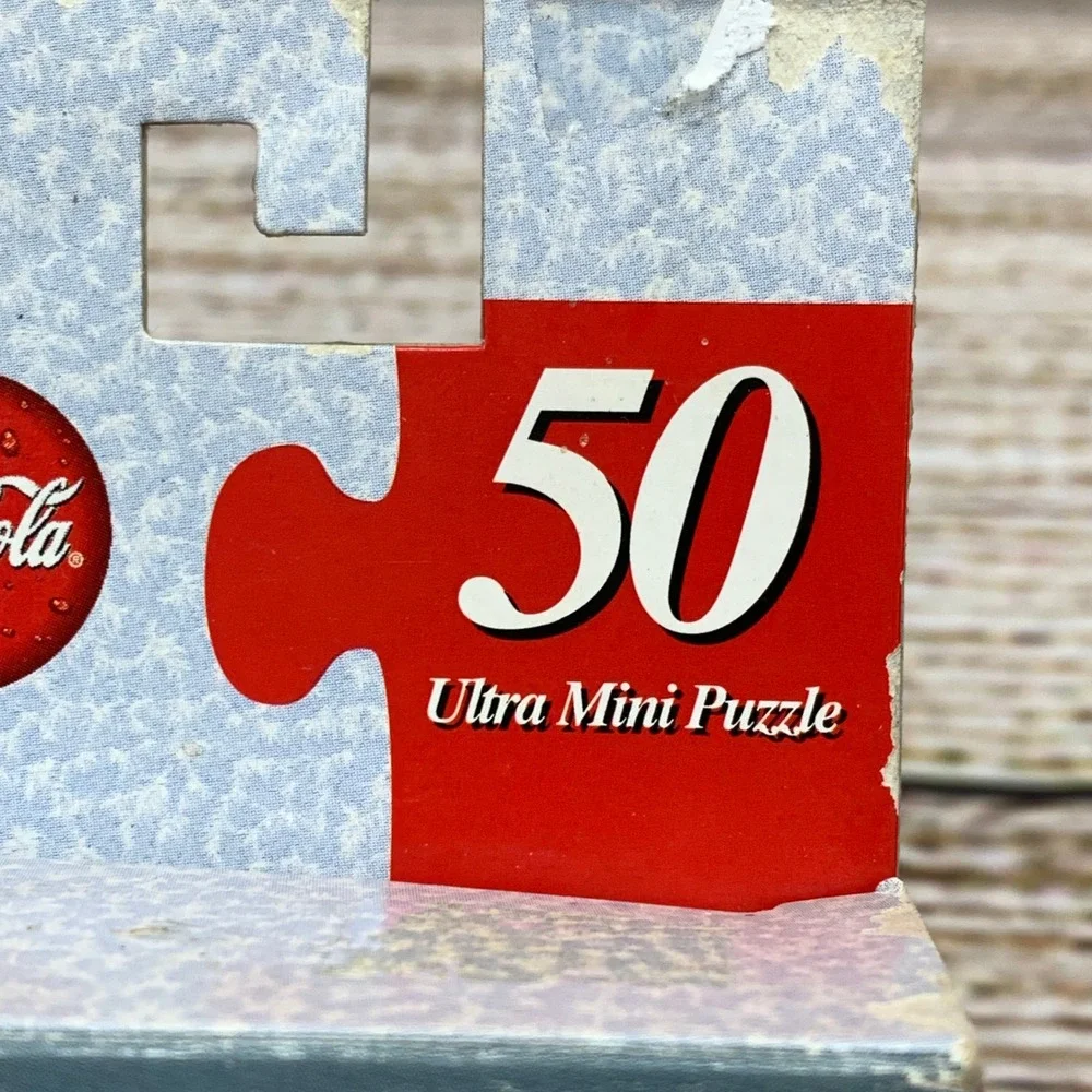 Coca-Cola Polar Bear Soccer‎ Ultra Mini 50 Piece Puzzle 1998 Collectible